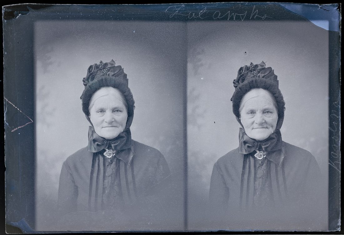 Karolina Żuławska (?), portret, 1870–1879